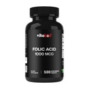 Folic Acid 1 mg (1000 mcg) (Vitamin B9) - 500 Tablet Vegetarian - a EscalyPrenatal and Postnatal Vitamin