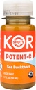 Tembakan KOR Sea Buckthorn dan Baobab Shot - 1.7 Fl Oz - ImpolC - Superfood Vitamin C Shot - USDA bersertifikat Organik