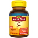 Nature Made Vitamin C 1000 mg Time Rilis Tablet dengan Rose Hips, 60 Count untuk Membantu Dukungan Sistem Imune