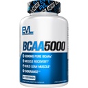 BCAAs Acids Suplemen untuk Pria - EVL 2: 1: 15 BCAA Capsules untuk Post Workout Recout dan Lean Muscle Builder for Men - BCAA5000 Branched Chain Amino Accids Nuttrationals Suplemen - 30