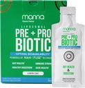 Manna Vitamin Evolusi Lipomal Prebiotic + Probiotic Packets - 40 Milyar CFU, 8 Strains - Gut, Digetical, Imune Dukungan - Absorpsi Tinggi, Shelf- Stabil, Daily Suplemen, 30 Single Serves