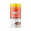 Om Mushroom Superfood Morning Energy Blend Mushroom Powder Drinder, 8.47 Ounce Canister, Coffee Free Energy Minum dengan Cordyceps, Vitamin D2, Agaricus Bisporus, Lion 's Mane, Rhodiola, dan Turkey Tail