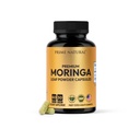 Moringa Powsules - Pure Moringa Powder, Energy, Skin, Immune & Gut Health Superfood, Rich in Antioksidants, Esculum Vitamin & Amino Accids, Natural Green Superfood Suplemen - 60 Count