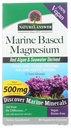 Nature 's Jawaban Marine Based Magnesium, Super berkonsentrasi 500mg 124; Tanaman berbasis 124; Algae Merah & Seawater Derived 124; Alcohol-Free & Gluten-Free 124; Vegetarian Capsules 90ct