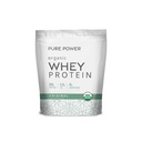 Dr. Mercola Pure Power Organic Protein - 20 g Protein - Mendukung pertumbuhan Otot & Energi - Grass- Fed Whey Konsentrat - 15 Servis (20.60 oz) - Asli