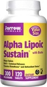 Jarrow Formula Alpha Lipoic Sustain 300, Ukuran Nilai, 300 Mg, 120 Tablets Sustain (3- Pack)