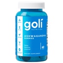 Goli Ashwagandha & Vitamin D Gummy - 60 Count - Dicampur Berry, KSM-66, Vegan, Plant Based, Non-GMO, Gluten- Free & Gelatin Free Relax. Pulihkan. Lepaskan, pak 1