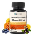 DAIKEN Lutein dan Hobxanthin Suplemen, AREDS 2 Terinspirasi Formula dengan Astaxanthin, Maqui Berry, Bilberry, Flaxseed Oil & Vitamin E, 30 Softgeels
