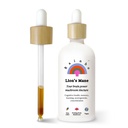 Rainbo - Gandum Mane Mane Singa - Bebas Alkohol - Dual Extract Mushroom Tambahan - Dukungan Otak, Fokus, Memori, Liquid Lion 's Mane Suplemen, Vegan, Non GMO, 3.4 fl oz