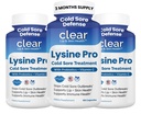 Pengobatan Lysine Cold Sore untuk Lips - dengan Lacrosnillus Rhamnosus, Aciobolus dan Vitamin C - Cold Sore Suplemen Lip & Skin, Imune Dukungan & Prevention - 180 Capsules