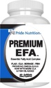 Pride Nutrition Premium EFA Omega 3-6-9 Suplemen untuk Pria dan Wanita 5 dalam 1 - EPA, DHA, GLA, ALA & CLA Escids Fatty Acids dengan Minyak Ikan - Softgel Pil