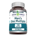 Amazing Formula Men 's One Multivitamin Supplement: 124; Pangan berbasis 124; 150 Tablet;