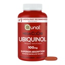 Qunol Mega Ubiquinol CoQ10 100mg, Absorpsi Superior, Air Patented and Fat Soluble Natural Suplement Form of Coenzim Q10, Antioksidant for Heart Health, 120 Count (Pack of 1) Softgeels