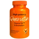 Querce-Tal ™ Quercetin + Bromelain 120 Veg Capsules 124; Potency Tinggi Enhanced Absorpsi Bioavability. Mendukung Anti- Oxidant, Flare up Events, Heart Immune Health, Packaging May Vary
