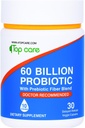 60 Miliar CFU - 10 Strains + Organic Pregities - Imune, Digetical & Gut Health - Dupports Occasional Constipation, Diare, Gas & Bloating - for Women & 30ct
