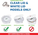 Pengganti Kunci untuk Dispenser Pil Otomatis, Electronic Medical Organizer dengan Peringatan Light & Alarm (untuk Med-E-Lert HANYA)