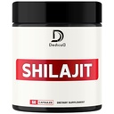1000Mg Shilajit Pure Himalaya Kapsul Organik - Berisi Fulvic Natural, Acid Humic & 85 Lainnya - Suplemen Shilajit untuk Keseimbangan Tubuh, Kesehatan Hati, Otak & Imune Sistem Dukungan