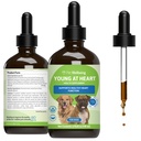 Pet Wellsing Young at Heart for Dogs - Heart Health, Circulation & Cardiovascular System, Hawthorn, Motherwort, Schisandra - Veterinarian- Formulated Herbal Supplemen 4 flf oz (118 ml)