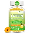 Lutein 20 mg dengan Gummies, Lutein dan Mc20thin Suplemen dengan Eye Vitamin C, E, Bilberry untuk Kesehatan Mata - 60Cts