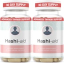 IBDHELP ™ Hashi Aid Thyroid Dukungan untuk Perempuan & Pria - Thyroid Suplemen untuk Penyakit Hashimoto & Hipotiroidism * - dengan Ashwagandha, Selenium, Zinc, Essiroid Vitamin & Lebih - 30 Capsules (2 Pack)