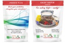 Cutting Edge Cultures Prebio Plus Kefir Starter Culture Prebiotic Powder Best Custom Blend of Organic Prebiotic Fibers Dieter Suplemen (1 Prebio Plus 1 Kefir 20g)