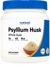 Nutricost Psyllium Whole Husk Powder (Flakes) 8.1oz - Gluten Free & Non- GMO