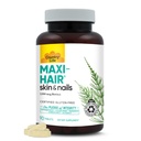 Country Life Maksimum Suplemen Rambut - 2000mcg Biotin & Vitamin untuk Rambut, Skin & Nails - Disahkan Gluten- Bebas & Vegetarian - Mendukung Pertumbuhan Rambut, 90 Tablet
