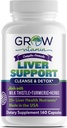 tumbuhkan vitamin Liver Cleanse Detox Capsules w / Unique Blend of Milk Thistle, Artichoke & Dandelion Extract - Tambahan Hati Termasuk Turmeric, Beetroot & Cholin - 60 Capsules
