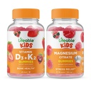 Lifeable Vitamin D3 + Vitamin K2 Kids + Magnesium Kids, Gummies Bundle