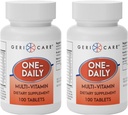 GeriCare One-Daily Multi- Vitamin Tablet Dietary Suplement 100 (Paket 2)