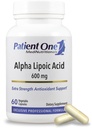 Pasien Satu Alpha Lipoic Acid (ALA) 600 mg 124; Antioksidant Suplemen untuk mendukung Kesehatan Nerve dan Hati * £124; 60 Kapsul