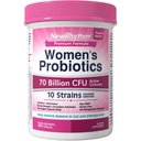 NewRhythm Women Progories, Organic Pregities, 70 Milyar CFU 10 Strains, Vaginal Progrex for Urinary & Digetical Health, 30 Vegan Kapsul, No Bloating
