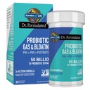 Garden of Life Dr. Formulated Pre, Post & Progories Gas & Bloating Once Daily 3-in-1 Complete Prestation, Postportation & Progori- 50 Milyar CFU, Non- GMO, Gluten- Free, 30 Day Supply