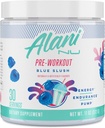 Alani Nu Pre Workout Powder Blue Slush, Amino Energy Boost, Endurance Suplement, Sugar Free, 200mg Caffeine, L-Theanine, Beta-Alanine, L-Citrulline, 30 Servings