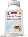 STASIUN ANDREW LESSMAN D3 5000 IU 180 Capsules - Potsules Tinggi, Esculity Absorpsi Kalsium, Support Bone Hear Muscle Fungsi, Immune System, More.