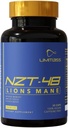 NZT-48 Premium Brain Booster - Lions Mane Supplement Kapsul Otak Nootropic Suplemen untuk Memori dan Fokus - Pil Otak - Energi Alam - Kafein Bebas, Phoshatidylserine, 30 Serine