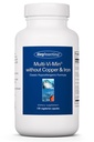 Grup Penelitian Alergi Multi- Vi- Min Without Copper & Iron - Multivitamin for Men & Women, Mineral Complex, Aktif Nutrients, dengan Iodin - 150 Count