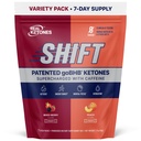 Real Ketones BHB Exotious Ketones Minum Paket Mix Keto Electrolytes Powrents No Sugar dengan 4 Main Fasting Electrolites Plus Hydrating Pattened Keto BHB - 7 Count Peach, Mixed Berry