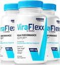 NutraRize (3 Pack ViraFlexx untuk Pria, Pro Kapsules, Performance Pria Dukungan 500mg, Semua Suplemen Dieter Natural untuk Mendukung Seluruh Kesehatan, Review Vira Flexx (180 Capsules)