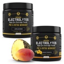 HRDWRK - 100 Hamba Keto Electrolytes Powder Hidration Sugar Free - Electrolite Powder to Boost Endurance & Reduce Fatigue dengan Suplemen Elektrolytes - Unflashted & Mango Pineapple Set