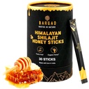 Murni Himalaya Shilajit Honey Sticks dengan Saffron - 30 Count 124; 75% Fulvic Acid, 85 + Trace MinerMinem 124; Natural Energy & Immunity Booster 124; mudah Single - Gunakan Paket
