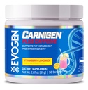 Evogen Carnigen Plus Caffeine - Premium Carnitine Powder 124; Mendukung Fat Metabolisme & Promotes Recovery 124; L Carnitine Suplement dengan Caffeine & Acetyl L- Carnitine 124; Strawberry Leemary 124; 50 PNS