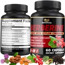 Suplemen Berberine dengan Ceylon Cinnamon, Turmeric, Artichoke, Milk Thistle