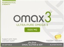 Omax3 Natural Omega 3 Oil Pills 1500 MG EPA DHA
