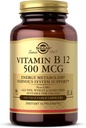 Solgar Vitamin B12 500 mcg, 250 Vegetable Capsules - Energy Metabolism - Dukungan Sistem Gugup - Promotes Heart Health - Non-GMO, Vegan, Gluten Free, Dairy Free, Kosher, Halal - 250 Servis