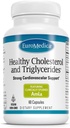 Euromedica Sehat Cholesterol dan Triglycerides - 60 Capsules - Clinically Studied Amla - Supports Healthy HDL & Triglyceride Levels - Non-GMO, Vegan, Kosher - 30 Servings