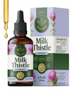 Suplemen Thistle Milk HERBAMA untuk Detox Liver - Pendukung Hati - Berisi Silymarin - Vegan, Non-GMO, Alkohol & Sugar- Free, 56-Day Suppply