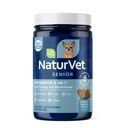 Advanced Senior Vet 5-in- 1 Dukungan Dog Tambahan - Membantu Mendukung Sistem Imune, Hati, Hati, Fungsi Kognitif, Kesehatan Mata - Termasuk Ginkgo Biloba, Lutein - 60 Ct.