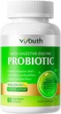 Produksi Perempuan & Pria - Probiotik 50 Milyar CFU 18 Strains & 5 Enzimes Digetical for Gut Health, Imune - Propine Capsules Sules Support Gas & Bloating, Natural, Nor-GMO, Gluten Free, 60ct