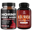Bundle of Horny Goat Weed for Men with Black Maca Root, Tonkat Ali, Saw Palmetto & Panax Ginseng Extract for Stamina & Energy and Nitric Oxide Suplemen L- Arginine for Muscle Growth & Recovery